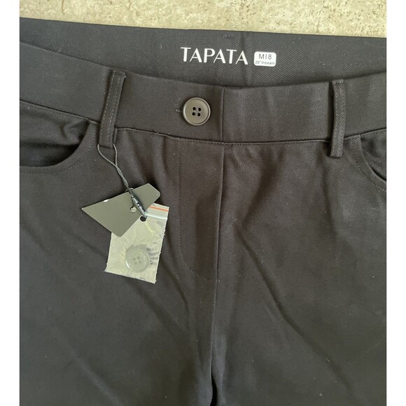 Tapata Black Sz 8 Stretch Bootcut Dress Pants NWT Office Work Buisness - Picture 6 of 7